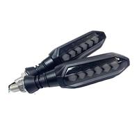AMBMREDPEV Motorcycle Turn Signal For CFMOTO For Kymco For AK550 For Zontes 125 350 Direction Lamp Waterproof Turn Signal Light Motorcycle Signals Flash Indicator(Red and white)
