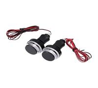 AMBMREDPEV Motorcycle Turn Signal Turn Signal Lights 2 Pcs Motorcycle Indicator Flashing Light Handlebar Universal Motorcycles With 22 Mm