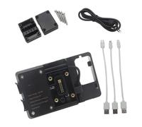 AMBMREDPEV Navigation Bracket For B&MW For R1200GS For R1250GS LC For ADV 2013-2020 Motorcycle GPS Navigation Bracket 12mm Accessories USB Phone Holder(A)