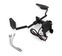 AMBMREDPEV Navigation Bracket For Suz&uki For V&STROM DL650 For DL650XT 2017-2019 Motorcycle Mobile Phone Holder Rechargeable GPS Navigator Mounting(A set of 2)