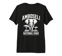Amboseli National Park Elephant Safari Graphic Premium T-Shirt
