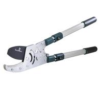 Amboss Ratchet Anvil Pruner with Telescopic Handle - 50mm Cutting Capacity, Hardened Steel Blade, Non-Slip Grips, Lightweight 1890g Garden Branch Trimmer for Thick Limbs up to 2 Inches
