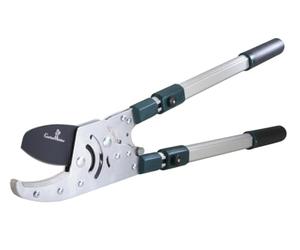 Amboss Ratchet Anvil Pruner with Telescopic Handle - 50mm Cutting Capacity, Hardened Steel Blade, Non-Slip Grips, Lightweight 1890g Garden Branch Trimmer for Thick Limbs up to 2 Inches