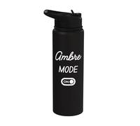 Ambre Mode On Name Stainless Steel Insulated Water Bottle