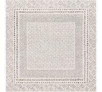 AMBRE Scandi Modern High Pile Area Rug Livabliss Grey 80cm x 150cm