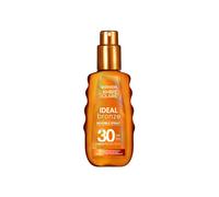 Garnier Ambre Solaire Fake Tan, Ideal Bronze Invisible Spray SPF30, High Protection, Transparent Finish, Dry Touch, Water Resistant, Lightweight, Non-Sticky, Uniform & Glowing Tan, 150ml