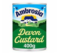 Ambrosia Devon Custard Cans, Creamy Traditional Ready-to-Eat Dessert, 400 g (Pack of 12)