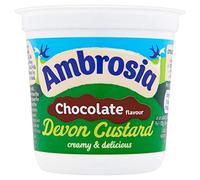 Ambrosia Devon Custard Chocolate Flavour, Creamy Ready-to-Eat Dessert, 150 g Pot (Pack of 1)