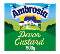 Ambrosia Devon Custard, Creamy & Delicious Ready-to-Eat Dessert, Traditional British Favourite, 500 g Carton (Pack of 1)