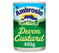 Ambrosia Devon Custard, Original Recipe, Creamy Ready-to-Eat Dessert, 400 g Can (Pack of 1)