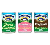 Ambrosia Devon Custard, Strawberry and Chocolate Flavour Variety Pack