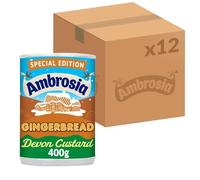 Ambrosia Gingerbread Flavoured Custard, 400 g (12-Pack)