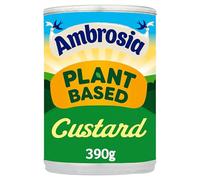 Ambrosia Plant Based Custard - Dairy-Free Creamy Custard Alternative for Vegan & Vegetarian Diets, Ready to Eat, 390 g (Pack of 12)