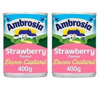 Ambrosia Strawberry Flavour Devon Custard - Pack of 2