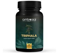 Ambrosial Triphala | Vegan | Improves Digestion | Relieves Gastric Issues | Rich In Vitamin C & Antioxidants | With Goodness of Amla, Haritaki & Bibhitaki | 60 Capsules