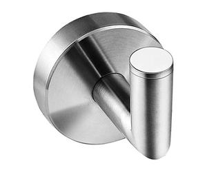 Ambrosya® | Exclusive Towel Rail Made of Stainless Steel | Bathroom Dishcloth Hook Holder Bracket Towel Hook Rack Coat Hooks (Stainless Steel (Brushed))