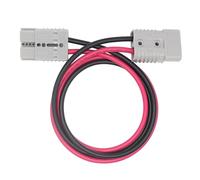 Ambuker 175A Anderson Connector Plug with 6AWG 1.2M 47.24in Long Cord Battery Quick Jump Starter Connector Electric Forklift Plug Cable Trailer Energy Storage Power Harness