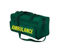 Ambulance Bag Carry Kit Bag Printed Medic First Aid Doctor Paramedic Workwear Bag (Bottle Green)