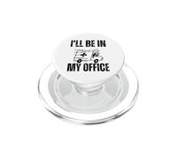Ambulance Driver I'll Be In My Office Funny EMT Paramedic PopSockets PopGrip for MagSafe