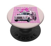Ambulance Driver Paramedic EMT Emergency Girl Mom Coquette PopSockets Adhesive PopGrip