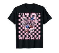 Ambulance Driver Paramedic EMT Girl I Am The Wee Woo Driver T-Shirt