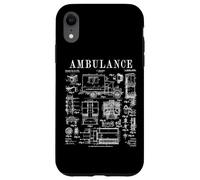 Ambulance EMT EMS Vehicle Driver Paramedic Vintage Patent Case for iPhone XR