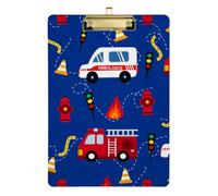 Ambulance Firefighter Fire Truck clipboards for Nurses Standard Hole for Trade Quest Size 9 x 12