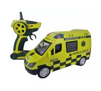 Ambulance FIRST AID RC Car 2.4GHz with Siren Sound & Light - Emergency Rescue Ambulance, 2WD, Opening Doors, 5719