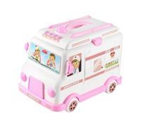 Ambulance Truck Doctor Kits for Kids Role Play for Kids Boys Girls Gift Pink