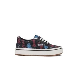 AMBUSH vulcanized lace-up canvas sneakers - Black 38-40