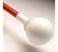 Ambutech Rolling Ball Tip- Slip-On Style -White