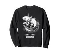 Ambystoma Mexicanum Axolotl Research Biology Artwork Sweatshirt