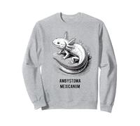 Ambystoma Mexicanum Axolotl Scientific Illustration Sweatshirt