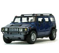 AMC HUMMER H2 SUV - 2003 - bluemetallic - Maisto 1:27