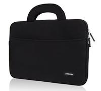 amCase Chromebook Case-11.6 to 12 inch Neoprene Travel Sleeve with Handle-Black