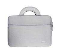 amCase Chromebook Case Travel/Carry Sleeve with Handle-Black (11.6 to 12 inch, Grey)