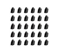Amcbkyea 30 Pieces Invisible Adhesive Hooks, Self Adhesive Hooks Black, Invisible Hangers for Towels, Keys, Cables,Glasses,Hook Stick On for Wall, Car, Bathroom,Kitchen Use, No Nails