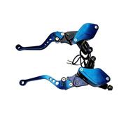 AMCBYSGC Brake Master Cylinder Clutch Fuel Tank Moto Lever Hydraulic 22mm | K1200R Grom Dio Repsol Fluid Reservoir Set(Blue)
