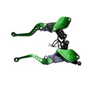 AMCBYSGC Brake Master Cylinder Clutch Fuel Tank Moto Lever Hydraulic 22mm | K1200R Grom Dio Repsol Fluid Reservoir Set(Green)