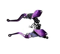 AMCBYSGC Brake Master Cylinder Clutch Fuel Tank Moto Lever Hydraulic 22mm | K1200R Grom Dio Repsol Fluid Reservoir Set(Purple)