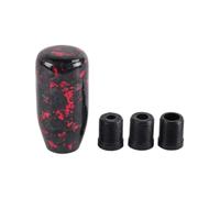 AMCBYSGC Gear Shift Knob Forged Cylindrical Round Manual MT M8 M10 M12(Red Cylinder)