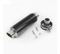AMCBYSGC Motorcycle Exhaust Compatible with Kawasaki Z1000 2003-2016 | 51mm Arrow Modified 300-1000cc Muffler(Black,C)