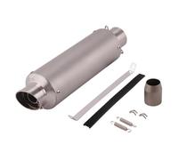 AMCBYSGC Motorcycle Exhaust Compatible with Kawasaki Z1000 2003-2016 | 51mm Arrow Modified 300-1000cc Muffler(Titanium,D)
