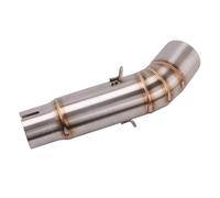 AMCBYSGC Motorcycle Exhaust Compatible with Suzuki GSX-S750 2018+, BK750 | Mid Link Pipe Connecting 51mm Muffler Compatible with Suzuki BK750 2018+, GSR750 2011+