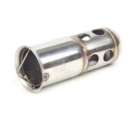 AMCBYSGC Motorcycle Exhaust Front | Mid End Catalyst Db Killer Baffle Muffler Silencer Noise Sound Eliminator 48-60mm(B)