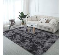 AMCER Rug 110x190cm, Square Rug, Anti Slip Hardwearing, For Home Office Kitchen Mats - Grey