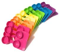 Amcon labs Amcon Contact Lenses Cases Flat Ribbed Extra Deep Well - Assorted 12 Pack Mix