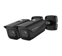 Amcrest 2-Pack UltraHD 4K (8MP) Bullet POE IP Camera, 3840x2160, 98ft NightVision, 2.8mm Lens, IP67 Weatherproof, 105° FOV, Supports up to 256GB MicroSD Recording, Black (2PACK-IP8M-2496EB-V2)