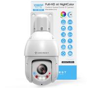 Amcrest 2MP Outdoor PTZ POE + IP Camera Pan Tilt Zoom (Optical 25x Motorized) POE+ Camera Security Speed Dome, CMOS Image Sensor, 328ft Night Vision, POE+ (802.3at) F1.6, IP66, IP2M-863EW-AI-V2