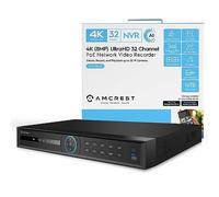 Amcrest 4K 32-Channel AI NVR (16-Port PoE) Smart NVR, Facial Recognition, Facial Detection & Vehicle Detection - Supports 32 x 4K IP Cameras, Supports up to 2 x 16TB HDD (Not Included) NV4232E-16P-EI